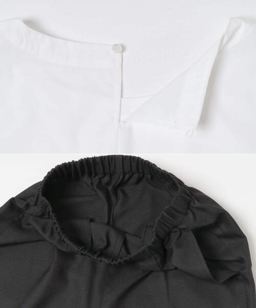 ITEMS URBANRESEARCH(アイテムズ アーバンリサーチ)の「『イージーケア』フレアトップス×パンツセット(セットアップ・レディース・ブラック/ライトベージュ・FREE)」の15枚目の写真