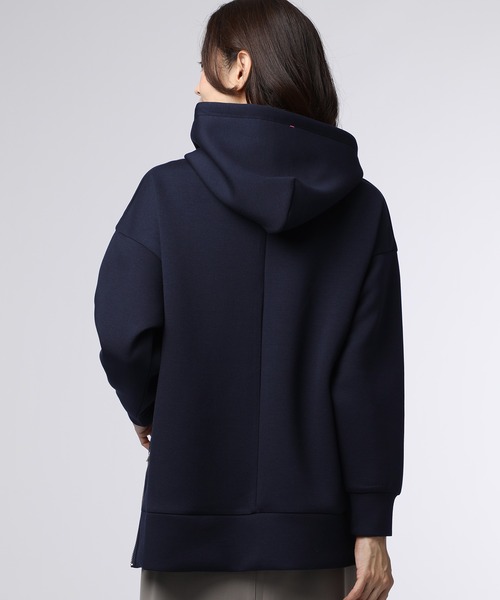 Psycho Bunny（サイコバニー）の「[WOMEN]ダブルフェイス サイドジップパーカ（パーカー・レディース・ネイビー/グレイッシュベージュ/コーラル・FREE）」の10枚目の写真