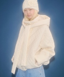 FEKETE（フェケテ）の「2way floral quilted jacket / 花柄キルティング2WAYブルゾン（その他アウター・レディース）」