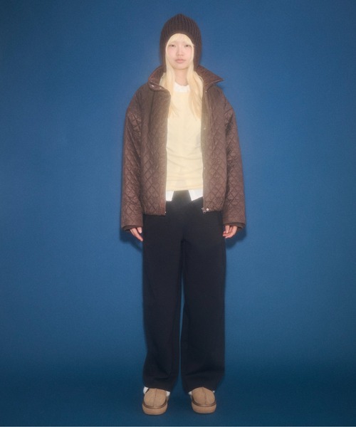 FEKETE(フェケテ)の「2way floral quilted jacket / 花柄キルティング2WAYブルゾン(その他アウター・レディース・アイボリー/イエロー/ブラウン・LARGE/MEDIUM/SMALL)」の10枚目の写真