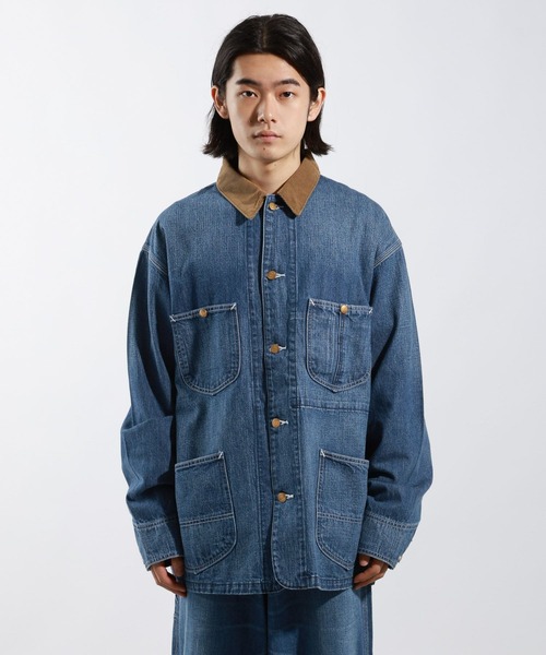 セール】【Lee(リー)】別注デニムカバーオール（デニムジャケット