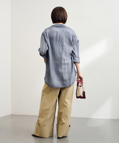 FRAMeWORK（フレームワーク）の「≪追加≫エクストラワイドマッキンパンツ2（チノパンツ・レディース・ベージュ・36/38/40）」の4枚目の写真