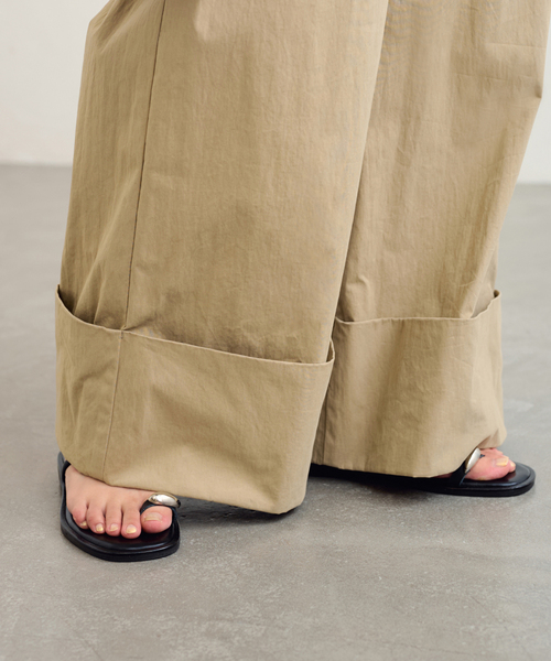 FRAMeWORK（フレームワーク）の「≪追加≫エクストラワイドマッキンパンツ2（チノパンツ・レディース・ベージュ・36/38/40）」の10枚目の写真