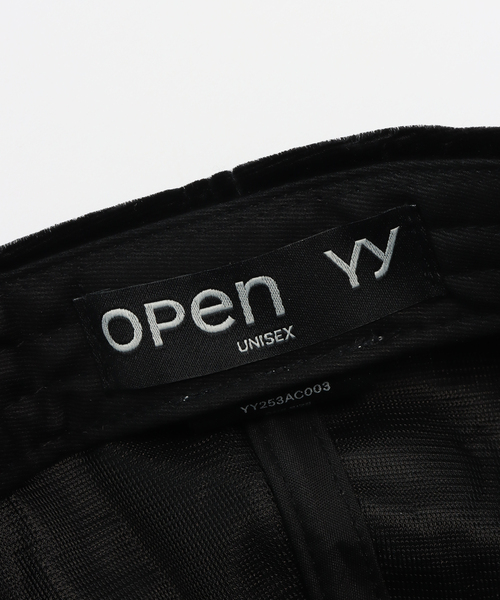 OPEN YY / オープンワイワイ】 VELVET BALL CAP YY253AC003（キャップ