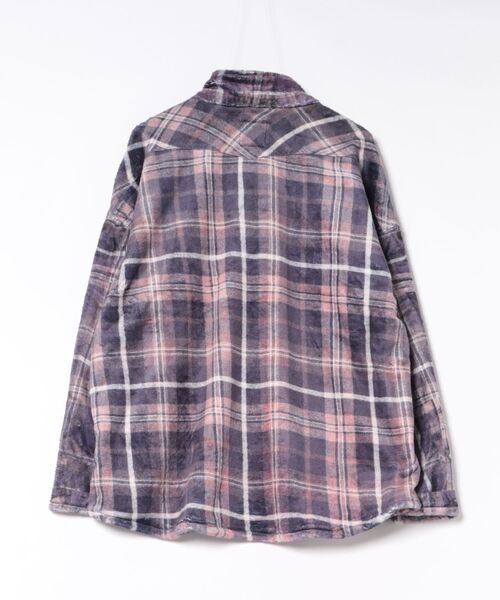 TALKING ABOUT THE ABSTRACTION（トーキング　アバウト　ジ　アブストラクション）の「【TALKING ABOUT THE ABSTRACTION】GAME SHIRTS PRINT P/O SHIRTS / チェック [2526AW-SH-002]（スウェット・メンズ・マルチ・L/M）」の11枚目の写真
