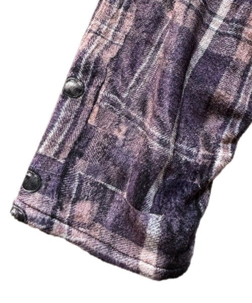 TALKING ABOUT THE ABSTRACTION（トーキング　アバウト　ジ　アブストラクション）の「【TALKING ABOUT THE ABSTRACTION】GAME SHIRTS PRINT P/O SHIRTS / チェック [2526AW-SH-002]（スウェット・メンズ・マルチ・L/M）」の9枚目の写真