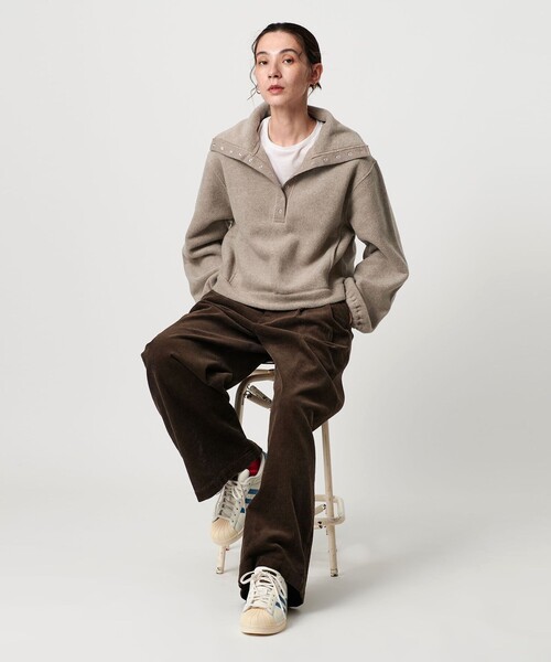 フリース スナップ プルオーバー（その他トップス）｜BEAUTY&YOUTH