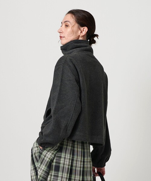BEAUTY&YOUTH UNITED ARROWS（ビューティーアンドユースユナイテッドアローズ）の「フリース スナップ プルオーバー（その他トップス・レディース・ダークグレー/モカ/オフホワイト・FREE）」の12枚目の写真