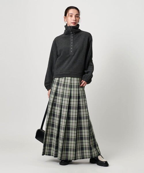 BEAUTY&YOUTH UNITED ARROWS（ビューティーアンドユースユナイテッドアローズ）の「フリース スナップ プルオーバー（その他トップス・レディース・ダークグレー/モカ/オフホワイト・FREE）」の13枚目の写真