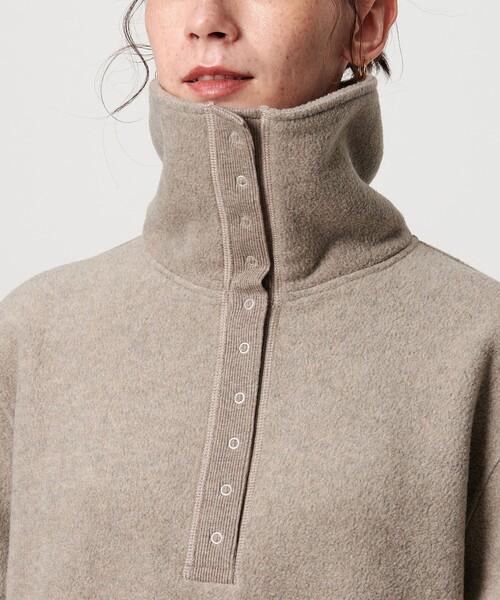 BEAUTY&YOUTH UNITED ARROWS（ビューティーアンドユースユナイテッドアローズ）の「フリース スナップ プルオーバー（その他トップス・レディース・ダークグレー/モカ/オフホワイト・FREE）」の22枚目の写真