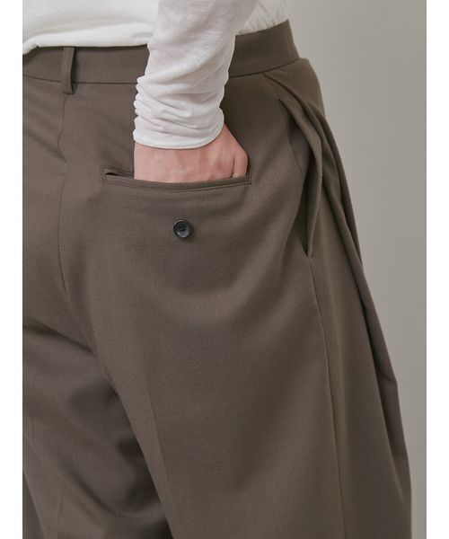 styling/（スタイリング）の「【セットアップ対応】サイドタックスーツパンツ（その他パンツ・レディース・グレー/モカ/チェック・0/1）」の21枚目の写真