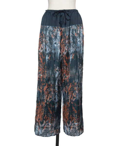 muller of yoshiokubo(ミュラーオブヨシオクボ)の「muller of yoshiokubo ミュラーオブヨシオクボ / MURAL PANTS ミューラルパンツ / MLF25410(その他パンツ・レディース・ベージュ/ネイビー・36/38)」の2枚目の写真