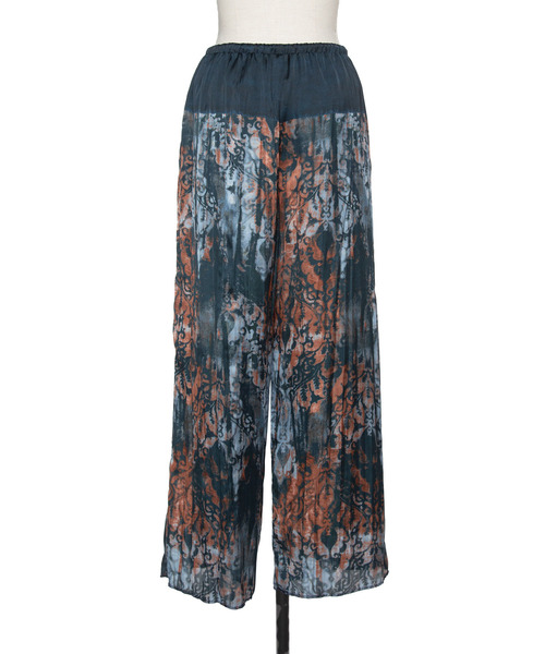muller of yoshiokubo(ミュラーオブヨシオクボ)の「muller of yoshiokubo ミュラーオブヨシオクボ / MURAL PANTS ミューラルパンツ / MLF25410(その他パンツ・レディース・ベージュ/ネイビー・36/38)」の7枚目の写真