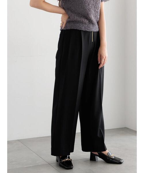 Te chichi（テチチ）の「ハイウエストフロントジップワイドパンツ《2025Autumn catalog item》（その他パンツ・レディース・ブラウン/ブラック/チャコールグレー・F）」の19枚目の写真