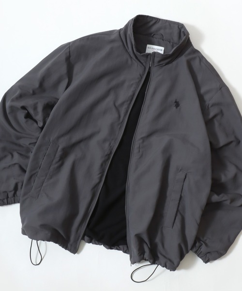 polo Ralph LaurenポロUSA製ナイロンジャケット裏地メッシュ　M 90s POLO SPORT Fleece Lined Nylon Jacket 黒 M ポロスポーツ Ralph