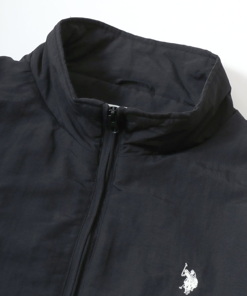 U.S. POLO ASSN.(ユーエスポロアッスン)の「U.S. POLO ASSN./ユーエスポロアッスン 別注 Fleece Lining Nylon Jacket/オーバーサイズ 裏フリース ナイロンジャケット/トラックジャケット/ブルゾン/レディース メンズ(ナイロンジャケット・メンズ・チャコール/ブラック/ネイビー・LL/L/M)」の19枚目の写真