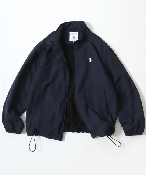 U.S. POLO ASSN.(ユーエスポロアッスン)の「U.S. POLO ASSN./ユーエスポロアッスン 別注 Fleece Lining Nylon Jacket/オーバーサイズ 裏フリース ナイロンジャケット/トラックジャケット/ブルゾン/レディース メンズ(ナイロンジャケット・メンズ・チャコール/ブラック/ネイビー・LL/L/M)」の15枚目の写真
