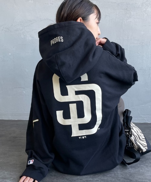 セール】[FANATICS/ファナティクス] 別注 MLBロゴ バックプリント