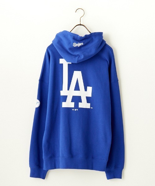 ファナティクス パーカー・スウェットシャツ レディース Fanatics アウター Heathered Gray パーカー 「FANATICS⁄ファナティクス」 別注 MLBロゴ バックプリント