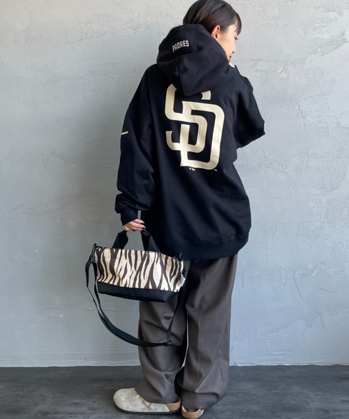 セール】[FANATICS/ファナティクス] 別注 MLBロゴ バックプリント