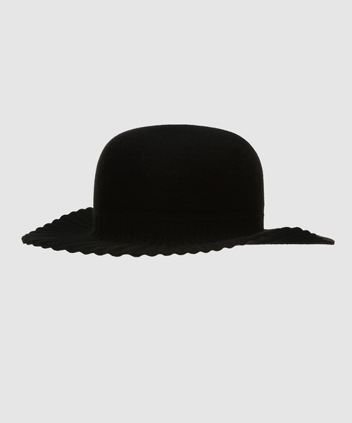 TAKAHIROMIYASHITATheSoloIst.（タカヒロミヤシタザソロイスト）の「wide brim pleated hat.（ハット・メンズ・グレー/チャコールグレー/ベージュ/ブラック・M）」の2枚目の写真