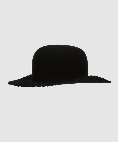 TAKAHIROMIYASHITATheSoloIst.（タカヒロミヤシタザソロイスト）の「wide brim pleated hat.（ハット・メンズ・グレー/チャコールグレー/ベージュ/ブラック・M）」の5枚目の写真