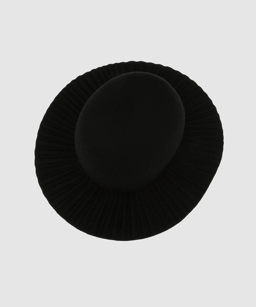 TAKAHIROMIYASHITATheSoloIst.（タカヒロミヤシタザソロイスト）の「wide brim pleated hat.（ハット・メンズ・グレー/チャコールグレー/ベージュ/ブラック・M）」の6枚目の写真