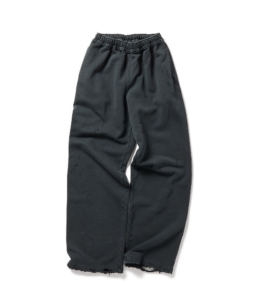 パンツ perverze DISTRESS Regular Sweatpants セール】DISTRESS Regular Sweatpants（スウェットパンツ）｜PERVERZE