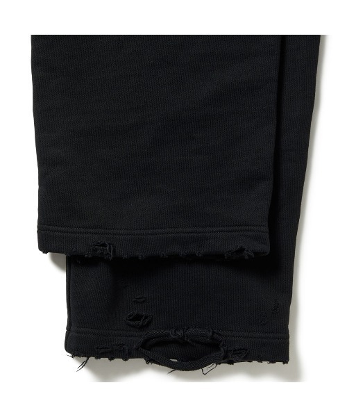 PERVERZE(パーバーズ)の「DISTRESS Regular Sweatpants(スウェットパンツ・レディース・ブラック/グレー・SMALL/MEDIUM)」の4枚目の写真