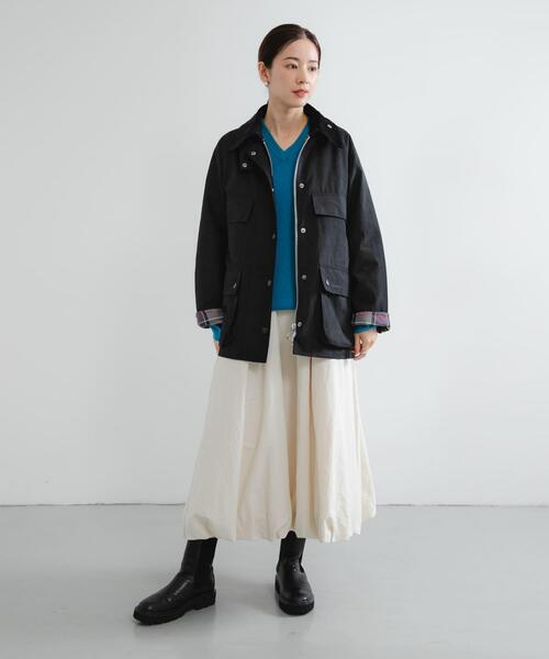 Barbour（バブアー）の「『別注』Barbour / URBAN RESEARCH　BEDALE（その他アウター・レディース・ブラック/ベージュ・FREE）」の6枚目の写真