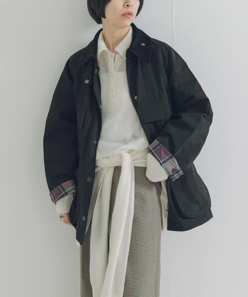 Barbour（バブアー）の「『別注』Barbour / URBAN RESEARCH　BEDALE（その他アウター・レディース・ブラック/ベージュ・FREE）」の8枚目の写真