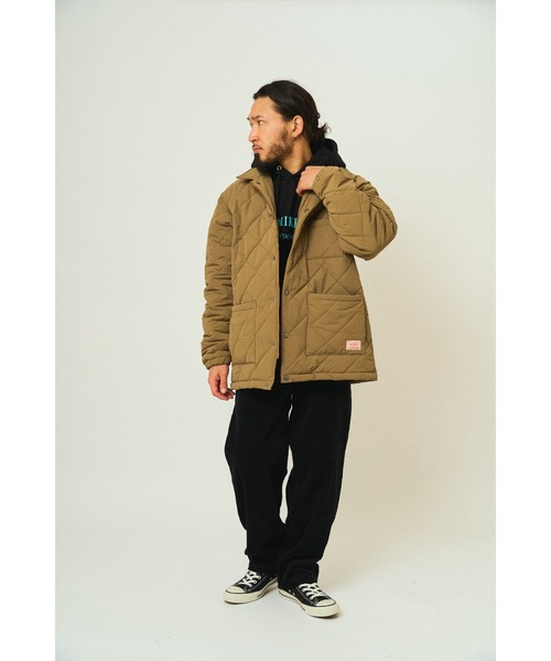 BIG MIKE（ビッグマイク）の「BIG MIKE ビックマイク/ 25秋冬新作 キルティング コーチジャケット //// 102546690（カバーオール・メンズ・カーキ/チャコール/ブラック・MEDIUM/X-LARGE/LARGE）」の9枚目の写真