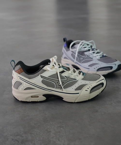 MIZUNO（ミズノ　）の「【MIZUNO】D1GA2562 レースアップスニーカー（スニーカー・レディース・ベージュ/グレー・S/M）」の5枚目の写真