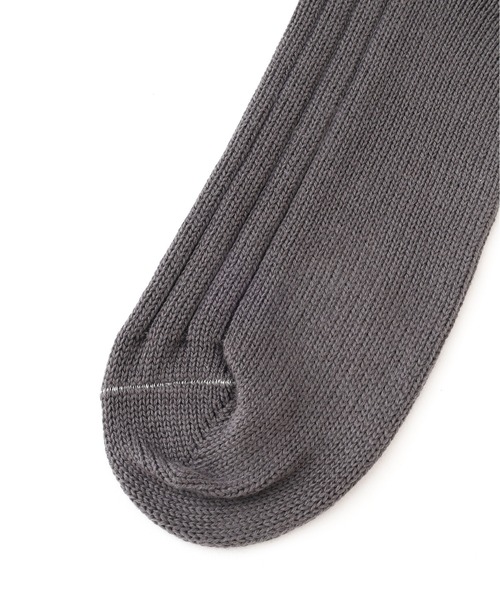 MARGARET HOWELL(マーガレットハウエル)の「COTTON RIB SOCKS(ソックス/靴下・メンズ・ベージュ系その他3/ブラック/グレー系その他7・FREE)」の6枚目の写真