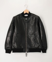 NOLLEY’S ノーリーズ　革ジャケット　ノーカラー　レザージャケット　黒 レディース レザージャケット ノーリーズ 革ジャン ライダース