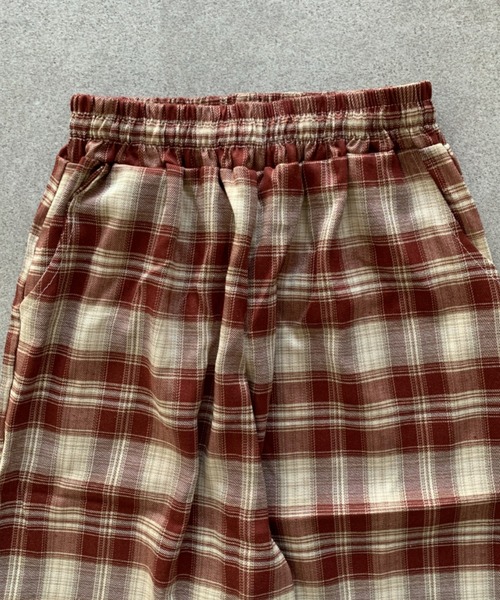 SHEPP(シープ)の「チェック柄 ワイド イージーパンツ(その他パンツ・レディース・ブラウン/ブルー・M/L)」の20枚目の写真