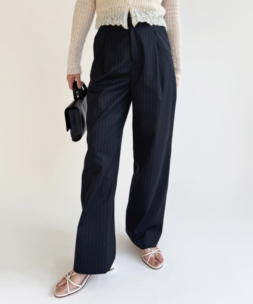 セール】TWギャバジンスリムスラックス（スラックス）｜EDIT. FOR LULU