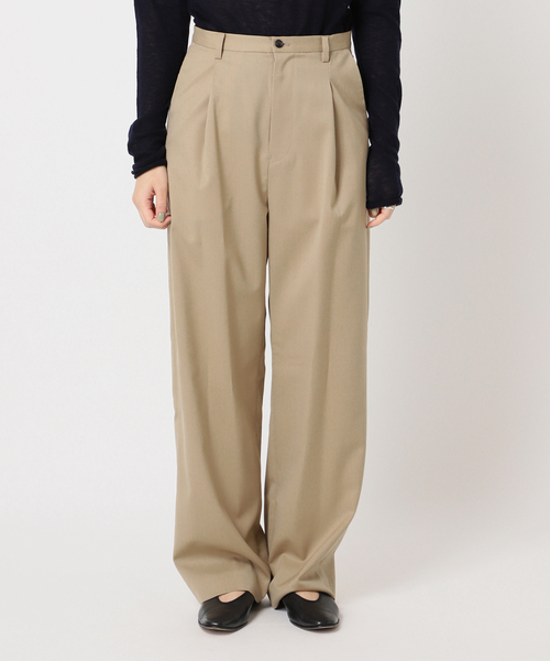 EDIT. FOR LULU（エディットフォールル）の「TWギャバジンスリムスラックス（スラックス・レディース・ベージュ/ネイビー・36/34/38）」の6枚目の写真