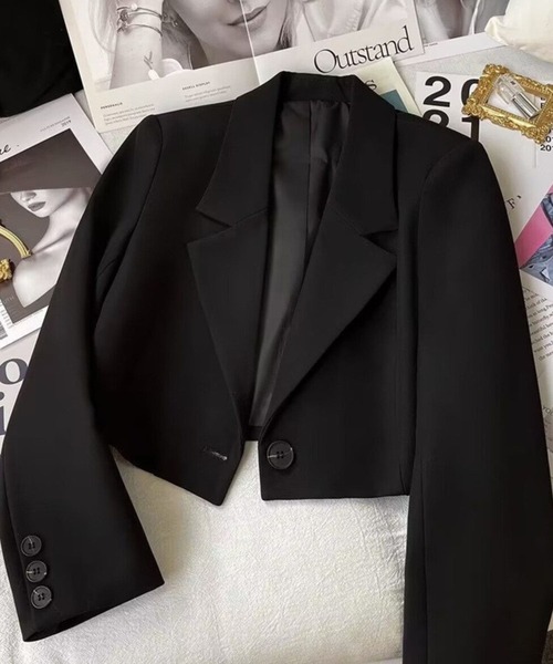 SPIGA（スピーガ）の「ｼﾝｸﾞﾙｼｮｰﾄ丈ｼﾞｬｹｯﾄ（その他アウター・レディース・ホワイト/ブラック/ブラウン/オレンジ/グリーン・SMALL/MEDIUM/LARGE/X-LARGE）」の2枚目の写真