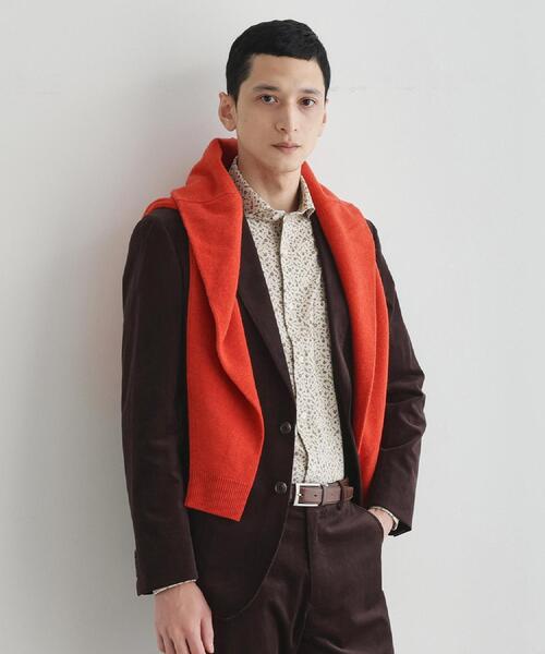 TAKEO KIKUCHI(タケオキクチ)の「【Sサイズ~】ストレッチコーデュロイ ジャケット(テーラードジャケット・メンズ・ネイビー/ブラウン系その他/ブラック・03/04/02/01)」の1枚目の写真