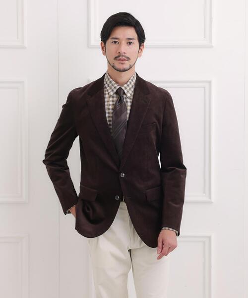 TAKEO KIKUCHI(タケオキクチ)の「【Sサイズ~】ストレッチコーデュロイ ジャケット(テーラードジャケット・メンズ・ネイビー/ブラウン系その他/ブラック・03/04/02/01)」の6枚目の写真
