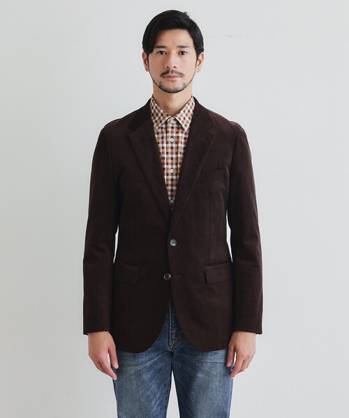 TAKEO KIKUCHI(タケオキクチ)の「【Sサイズ~】ストレッチコーデュロイ ジャケット(テーラードジャケット・メンズ・ネイビー/ブラウン系その他/ブラック・03/04/02/01)」の9枚目の写真