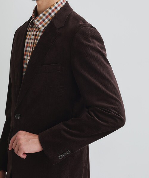 TAKEO KIKUCHI(タケオキクチ)の「【Sサイズ~】ストレッチコーデュロイ ジャケット(テーラードジャケット・メンズ・ネイビー/ブラウン系その他/ブラック・03/04/02/01)」の13枚目の写真