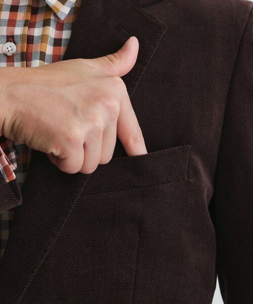 TAKEO KIKUCHI(タケオキクチ)の「【Sサイズ~】ストレッチコーデュロイ ジャケット(テーラードジャケット・メンズ・ネイビー/ブラウン系その他/ブラック・03/04/02/01)」の14枚目の写真