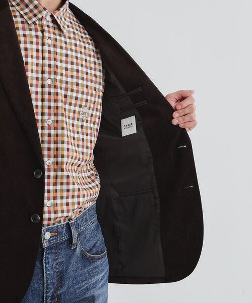 TAKEO KIKUCHI(タケオキクチ)の「【Sサイズ~】ストレッチコーデュロイ ジャケット(テーラードジャケット・メンズ・ネイビー/ブラウン系その他/ブラック・03/04/02/01)」の20枚目の写真