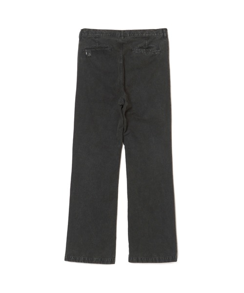 MSML（エムエスエムエル）の「GARMENT DYE FLARE PANTS（チノパンツ・メンズ・ブラック・S/M/L/XL）」の2枚目の写真