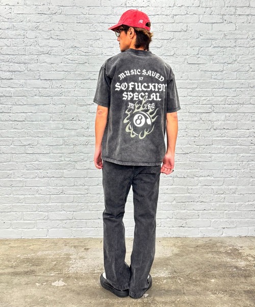 MSML（エムエスエムエル）の「GARMENT DYE FLARE PANTS（チノパンツ・メンズ・ブラック・S/M/L/XL）」の9枚目の写真