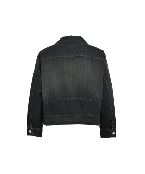 VIVAMUS(ヴィヴァムス)の「DENIM BLOUSON(デニムジャケット・レディース・ブラック・OS)」の6枚目の写真