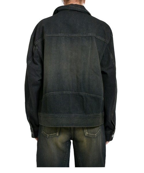 VIVAMUS(ヴィヴァムス)の「DENIM BLOUSON(デニムジャケット・レディース・ブラック・OS)」の3枚目の写真