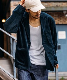 RED KAP(bhLbv)RED KAP/bhLbv ʒ SMU PT-38 SETUP CORDUROY JACKET/R[fC/bNXtBbg/yZbgAbvΉz(e[[hWPbg)
